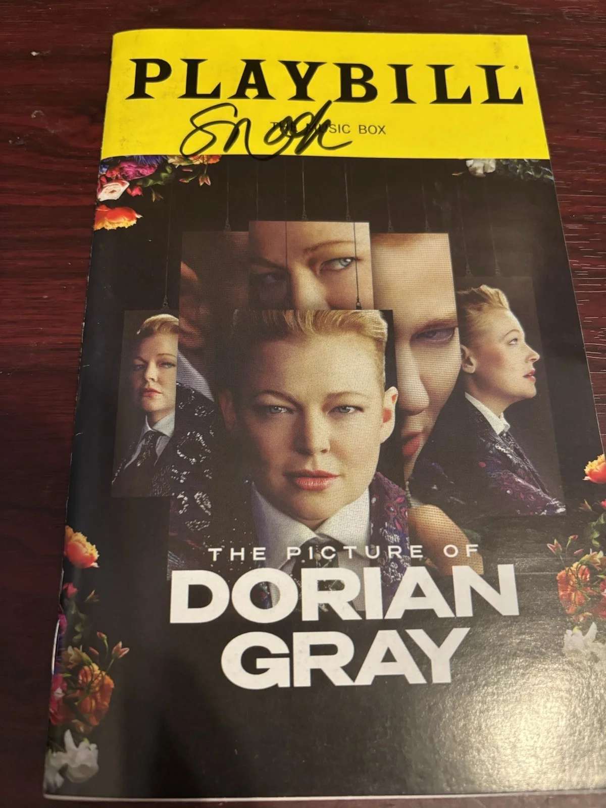Sarah Snook — Sarah Snook signed The Picture of Dorian Gray Signed Broadway Playbill