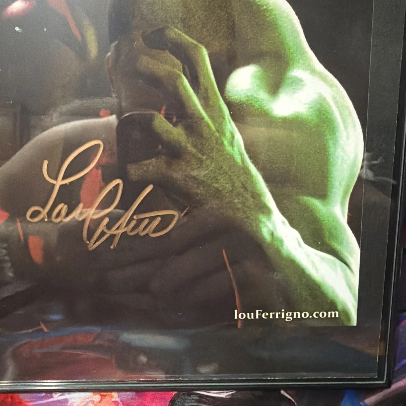 Lou Ferrigno THE HULK Original In Person Autographed 8X10 Photo #77, изображение 2