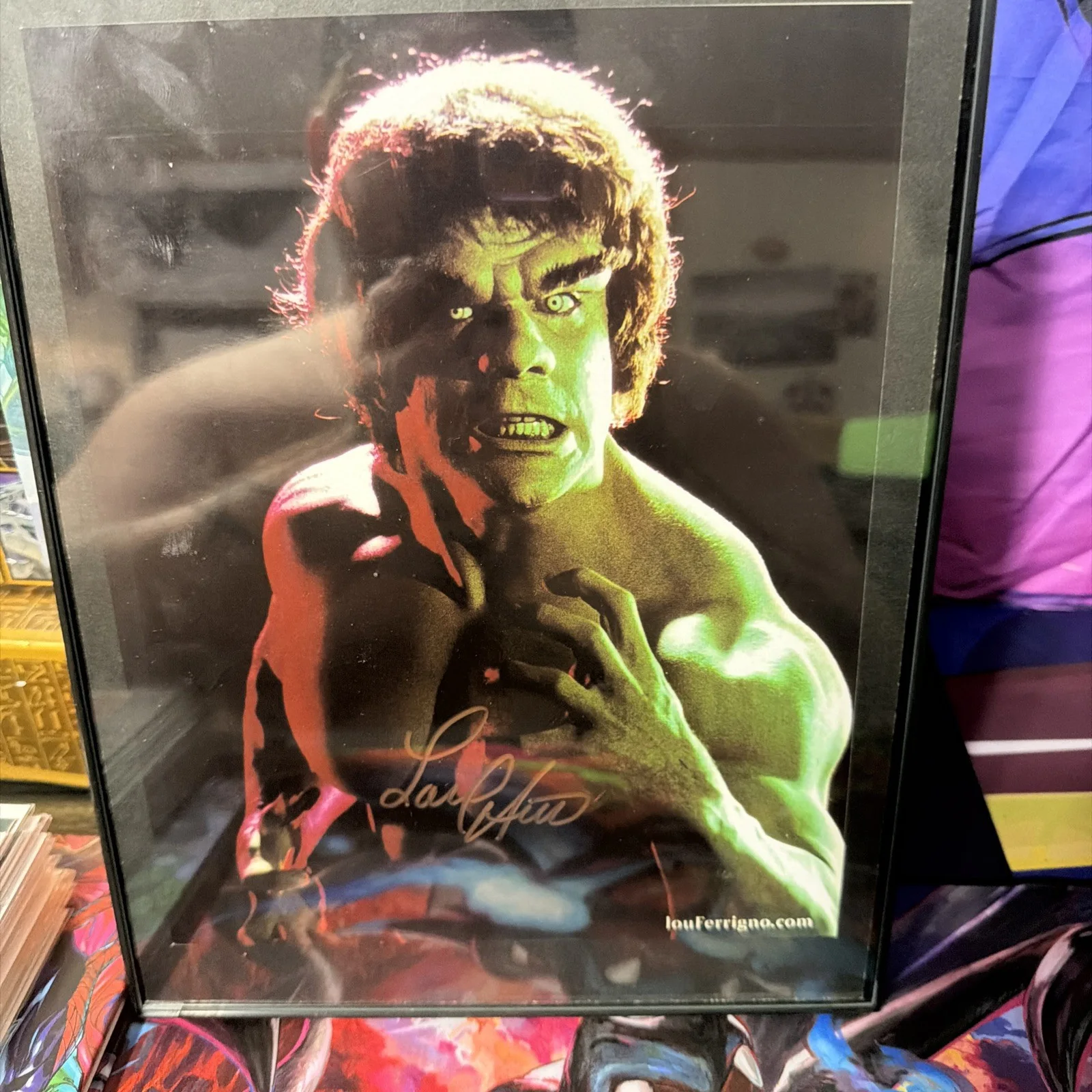 Lou Ferrigno THE HULK Original In Person Autographed 8X10 Photo #77, изображение 3