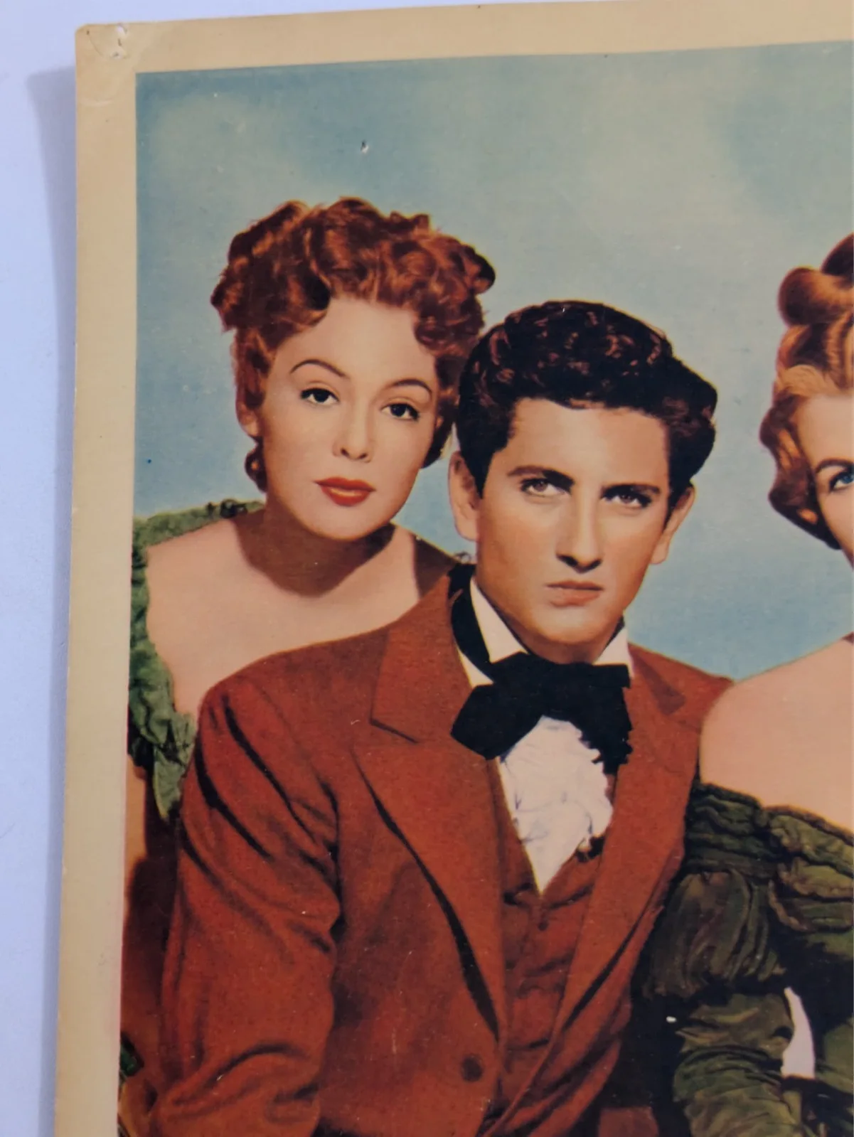 Quebec John Barrymore Jr Corinne Calvert 1951 Classic UK Cinema Card 10" x 8", изображение 5