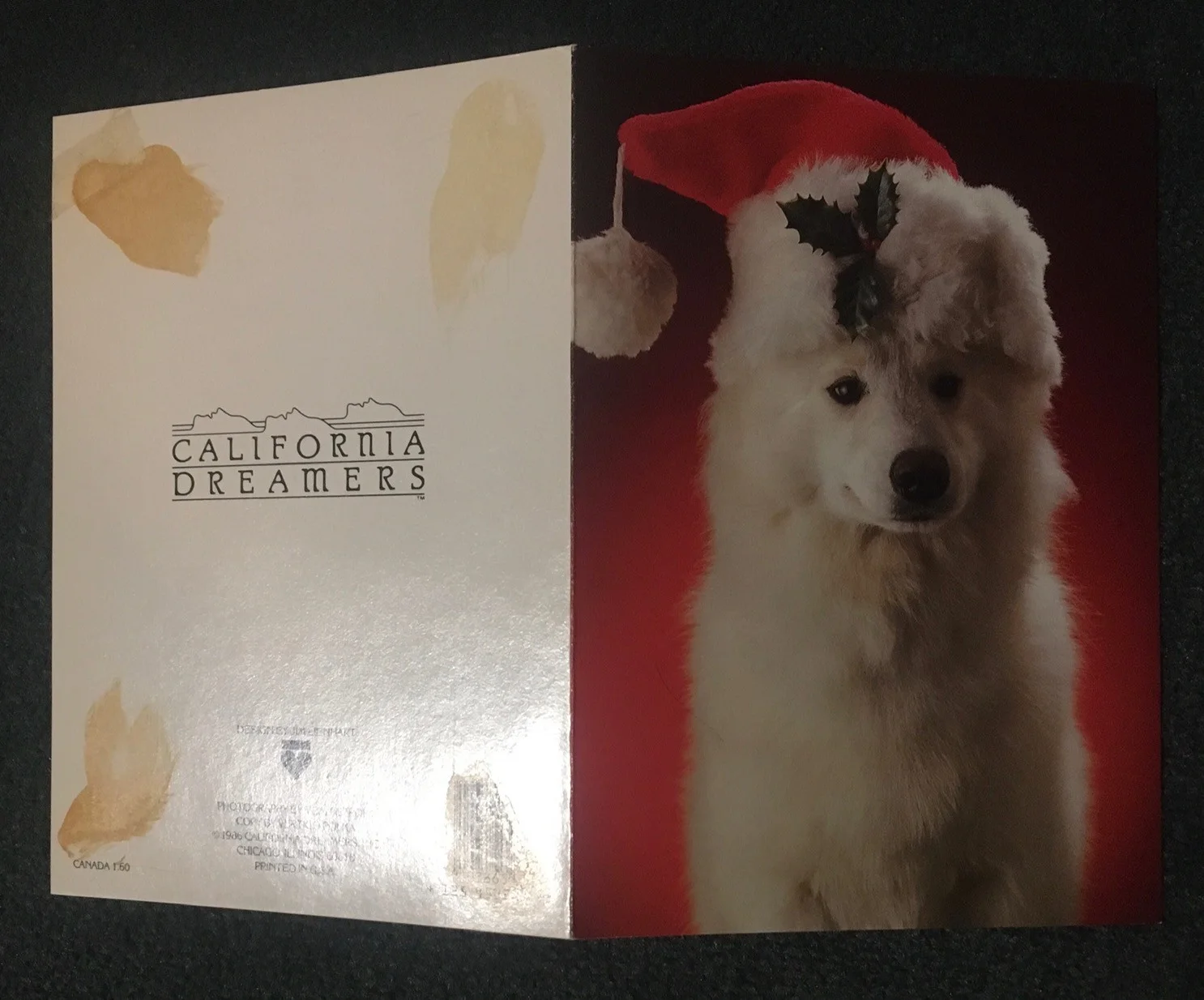 Gregpry Jein — FILM EFFECTS WIZARD GREG JEIN AUTOGRAPHED XMAS CARD! STAR WARS! STAR TREK! CE3K!, image 4
