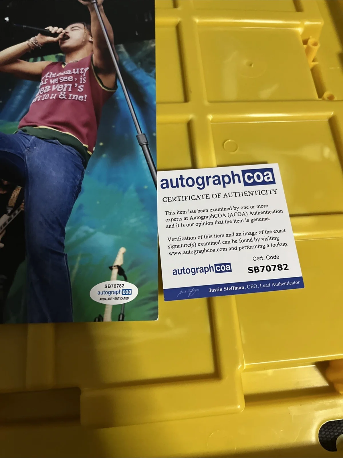 24kGoldn Rapper Signed Autographed Photo ACOA CERTIFIED MOOD Iann Dior, изображение 2