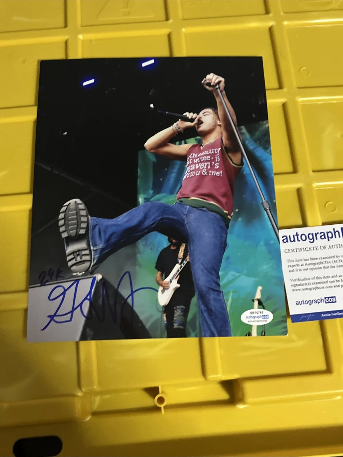 24kGoldn Rapper Signed Autographed Photo ACOA CERTIFIED MOOD Iann Dior, изображение 5