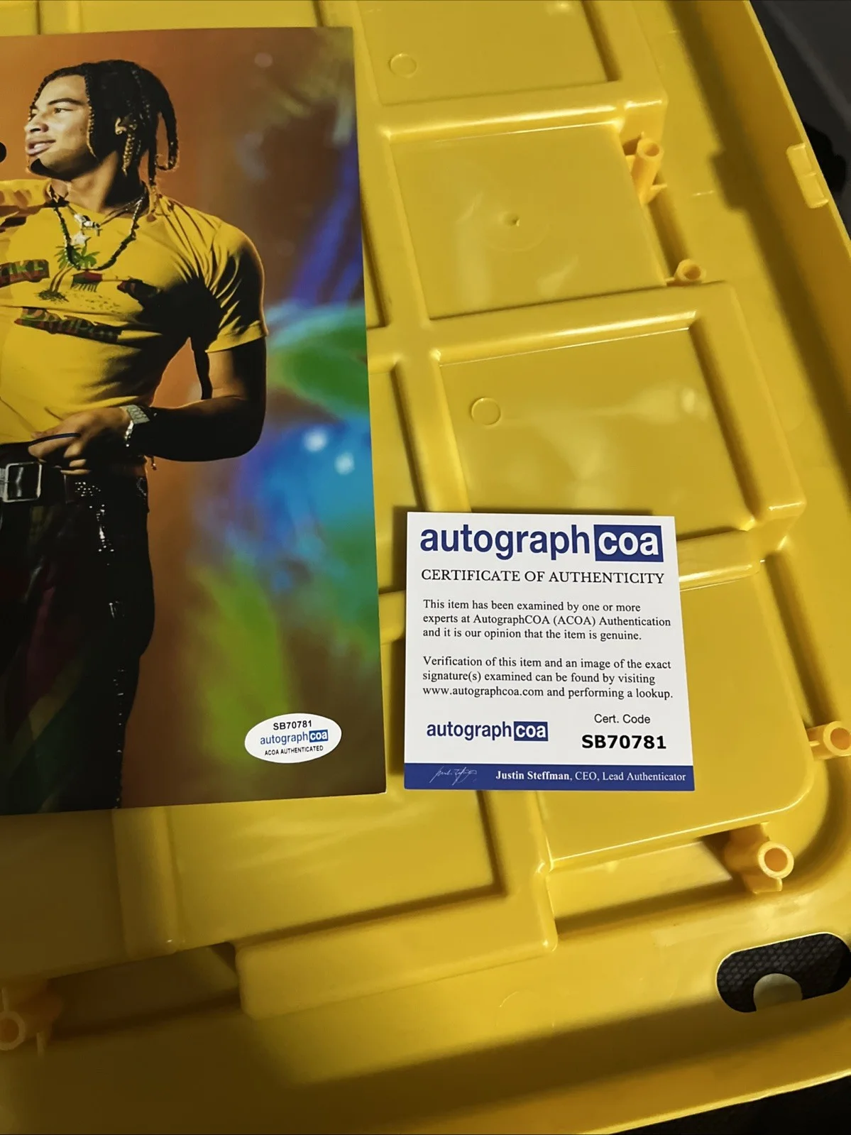 24kGoldn Rapper Signed Autographed Photo ACOA CERTIFIED MOOD Iann Dior, image 2