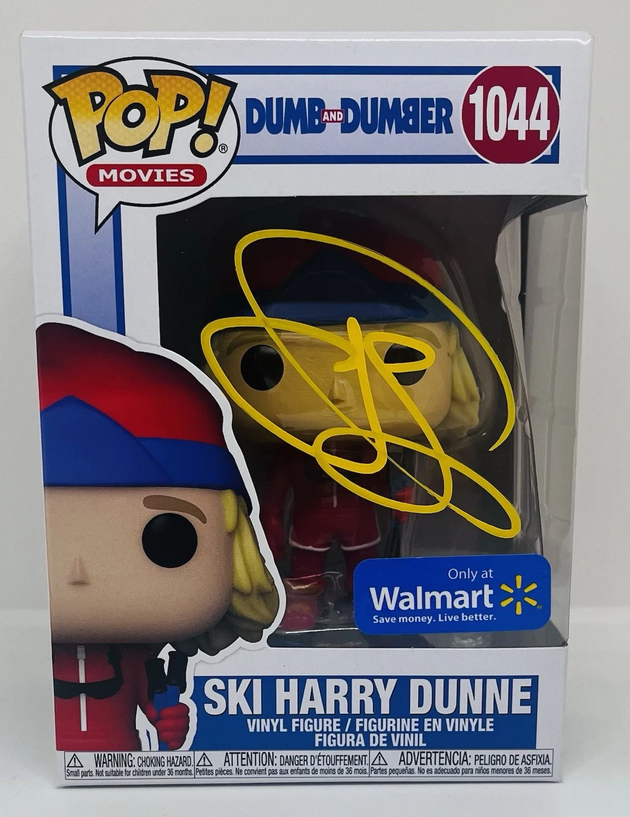 JEFF DANIELS — JEFF DANIELS SIGNED HARRY DUNNE POP FUNKO FIGURE DUMB AND DUMBER MOVIE JSA COA, изображение 2