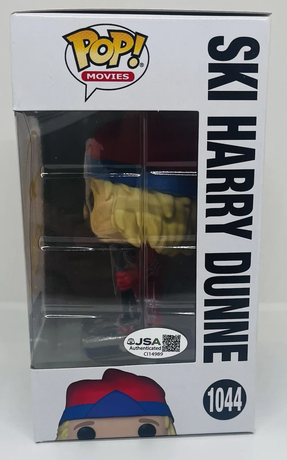 JEFF DANIELS — JEFF DANIELS SIGNED HARRY DUNNE POP FUNKO FIGURE DUMB AND DUMBER MOVIE JSA COA, изображение 3