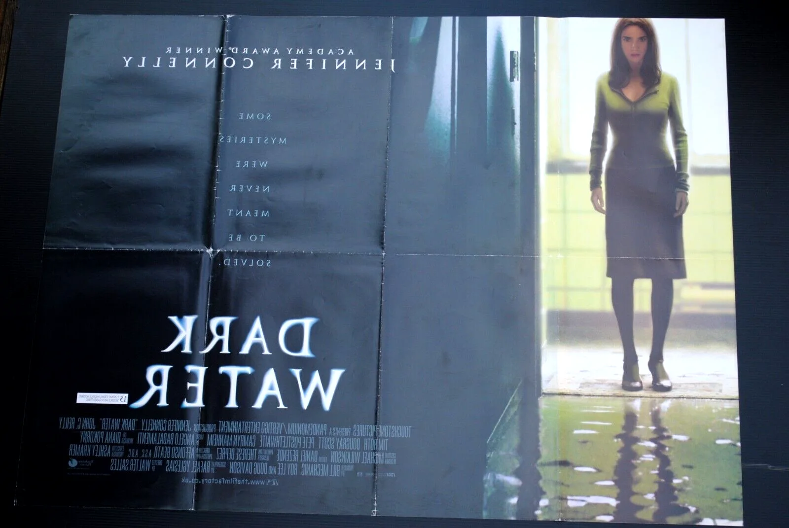 Jennifer CONNELLY in 2005 DARK WATER Original QUAD CINEMA FILM POSTER, изображение 5