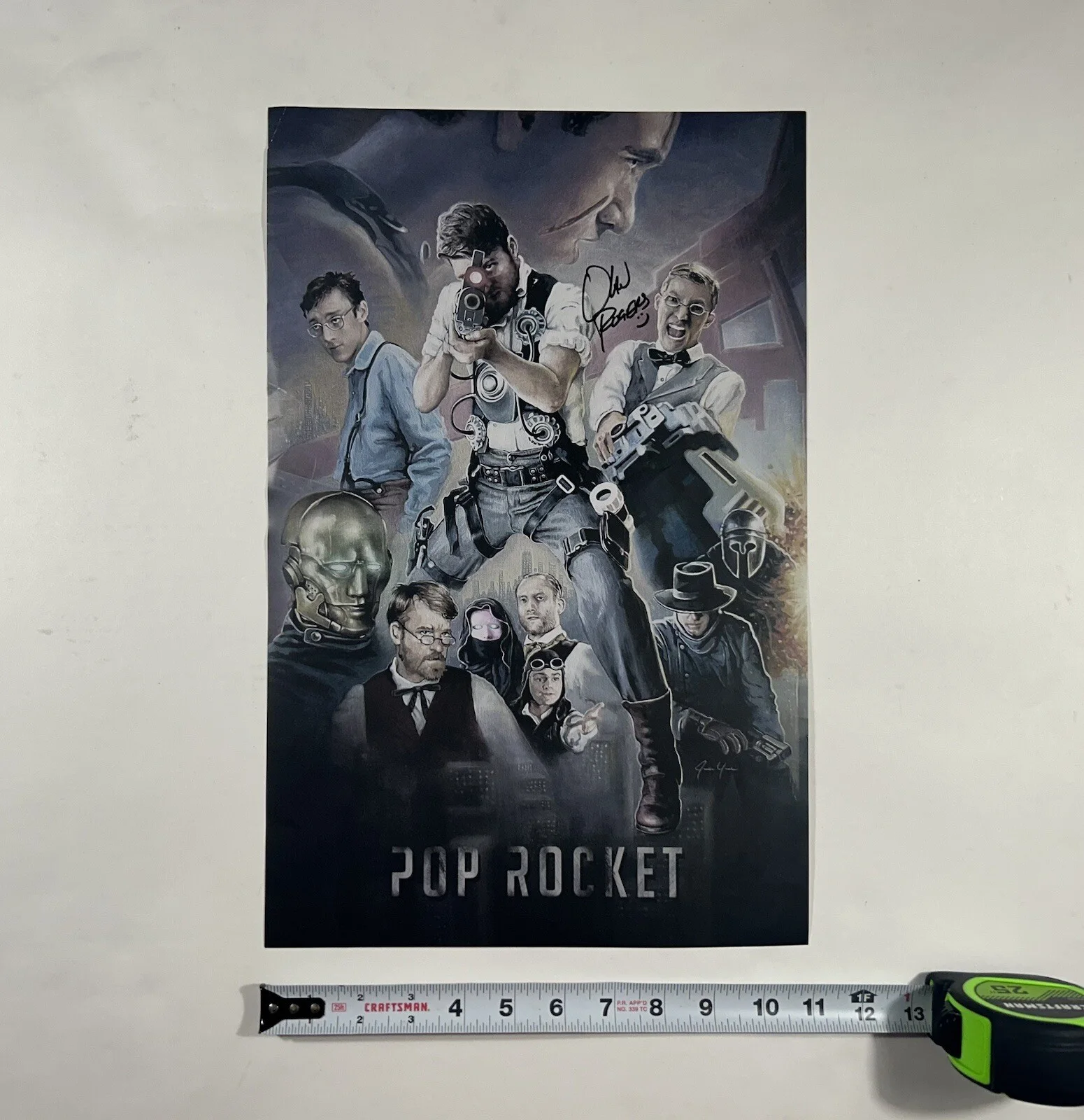Olan Rogers — Exclusive Olan Rogers Pop Rocket Signed Poster 11x17 Autograph YouTube Star Wars, image 5