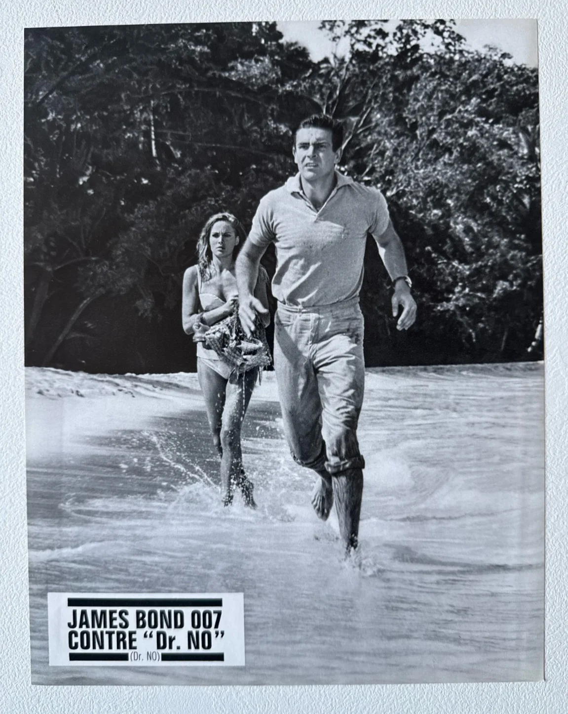 Dr No (1962) – French Lobby Cards x6 + Original Envelope – Sean Connery 007 Bond, изображение 4