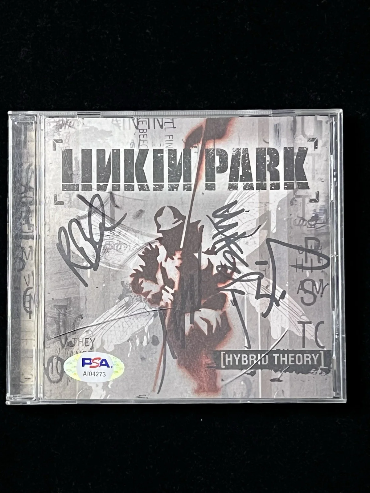 Linkin Park Hybrid Theory Signed CD Cover Chester Bennington Circa 11/11/2000, изображение 2