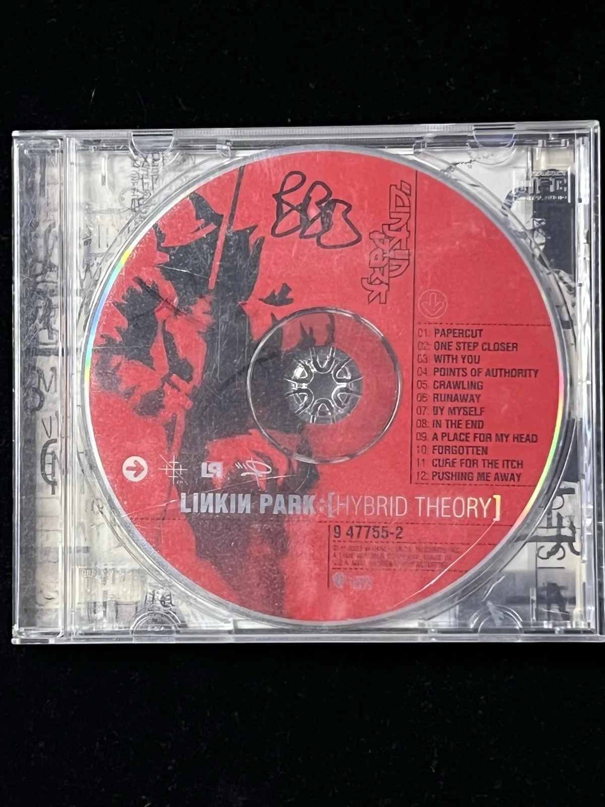 Linkin Park Hybrid Theory Signed CD Cover Chester Bennington Circa 11/11/2000, изображение 4