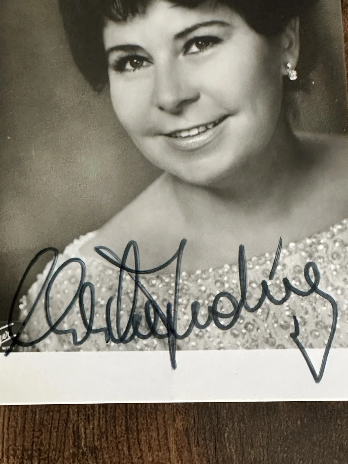 Christina Ludwig Signed Photo 4x6 German Mezzo-Soprano (1928-2021) Opera Star, изображение 2
