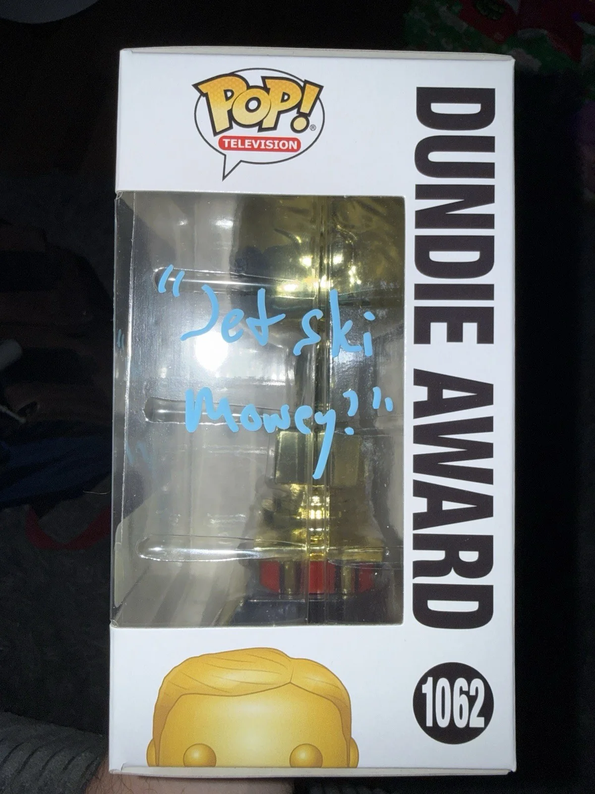 David Denman — David Denman “Roy” The Office DundIe Award Signed Autographed Funko Pop W/Quote, изображение 3