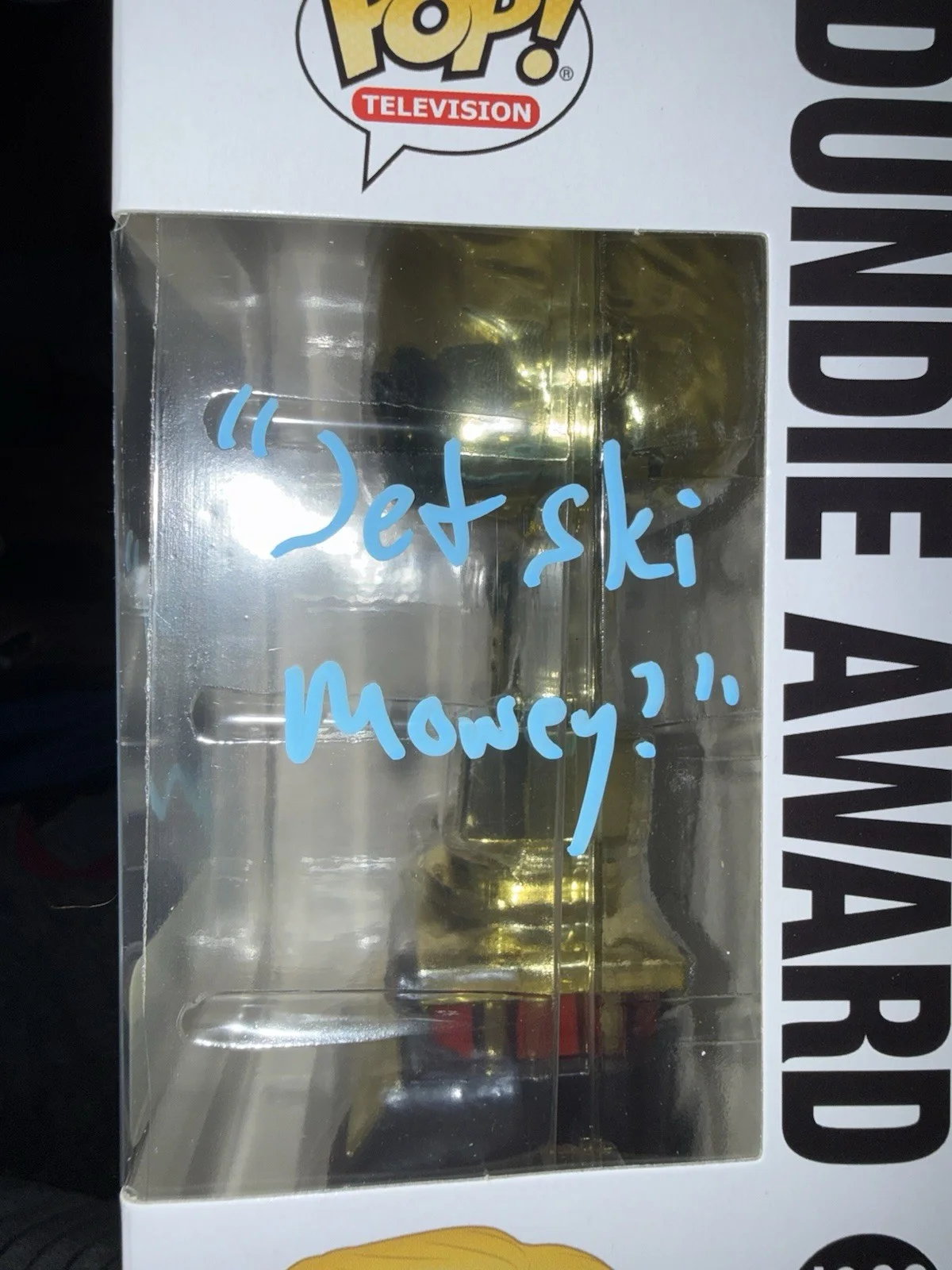 David Denman — David Denman “Roy” The Office DundIe Award Signed Autographed Funko Pop W/Quote, изображение 4