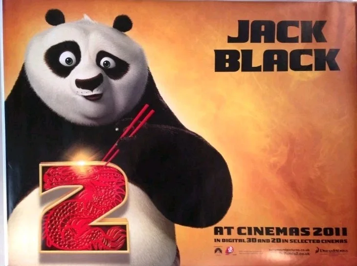 Kung Fu Panda-Original Uk Quad Cinema Poster - 30" X 40" – 2011 D/S, image 2