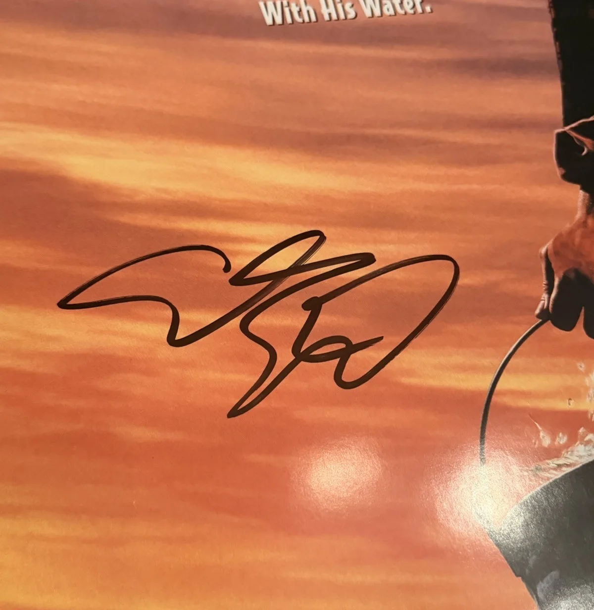 ADAM SANDLER SIGNED THE WATERBOY ORIGINAL D/S 27x40 FULL SIZE POSTER - JSA COA, изображение 3