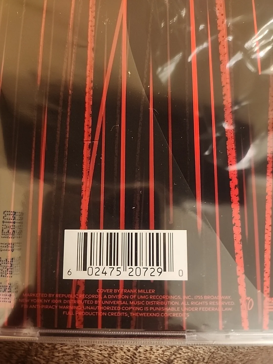 The Weeknd X Frank Miller Hurry Up Tomorrow Collector's Edition Hand SIGNED CD, изображение 4