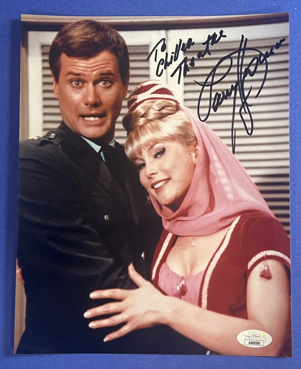 Larry Hagman — Larry Hagman Signed 8x10 Photo I Dream of Jeanie JSA COA AQ69260, изображение 2
