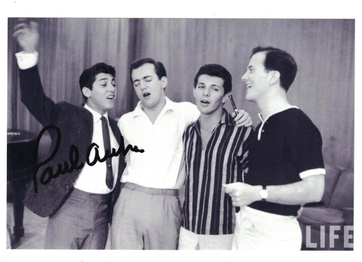 Paul Anka — Paul Anka Signed Autographed 4x6 Photo Singer Actor D
