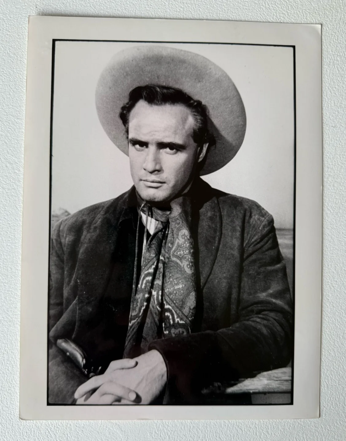 MARLON BRANDO – Vintage Press Photo “One-Eyed Jacks” 1961 – Stills Paris, изображение 3
