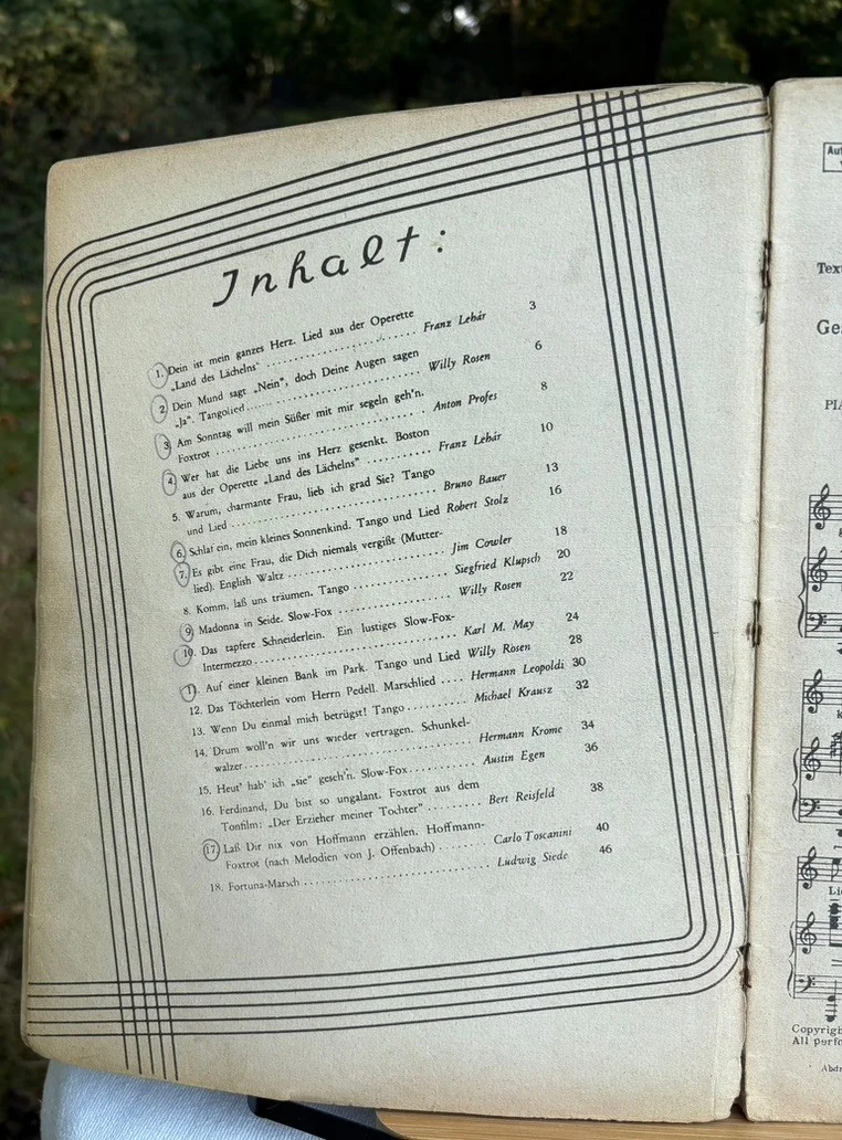 Franz Lehár: "Dein ist mein ganzes Herz" autographed for Richard Tauber, изображение 3