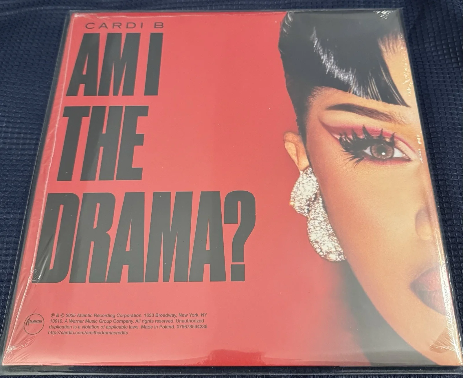 CARDI B Signed/Autographed Am I The Drama? Insert W/Vinyl JSA LOA🔥, изображение 3