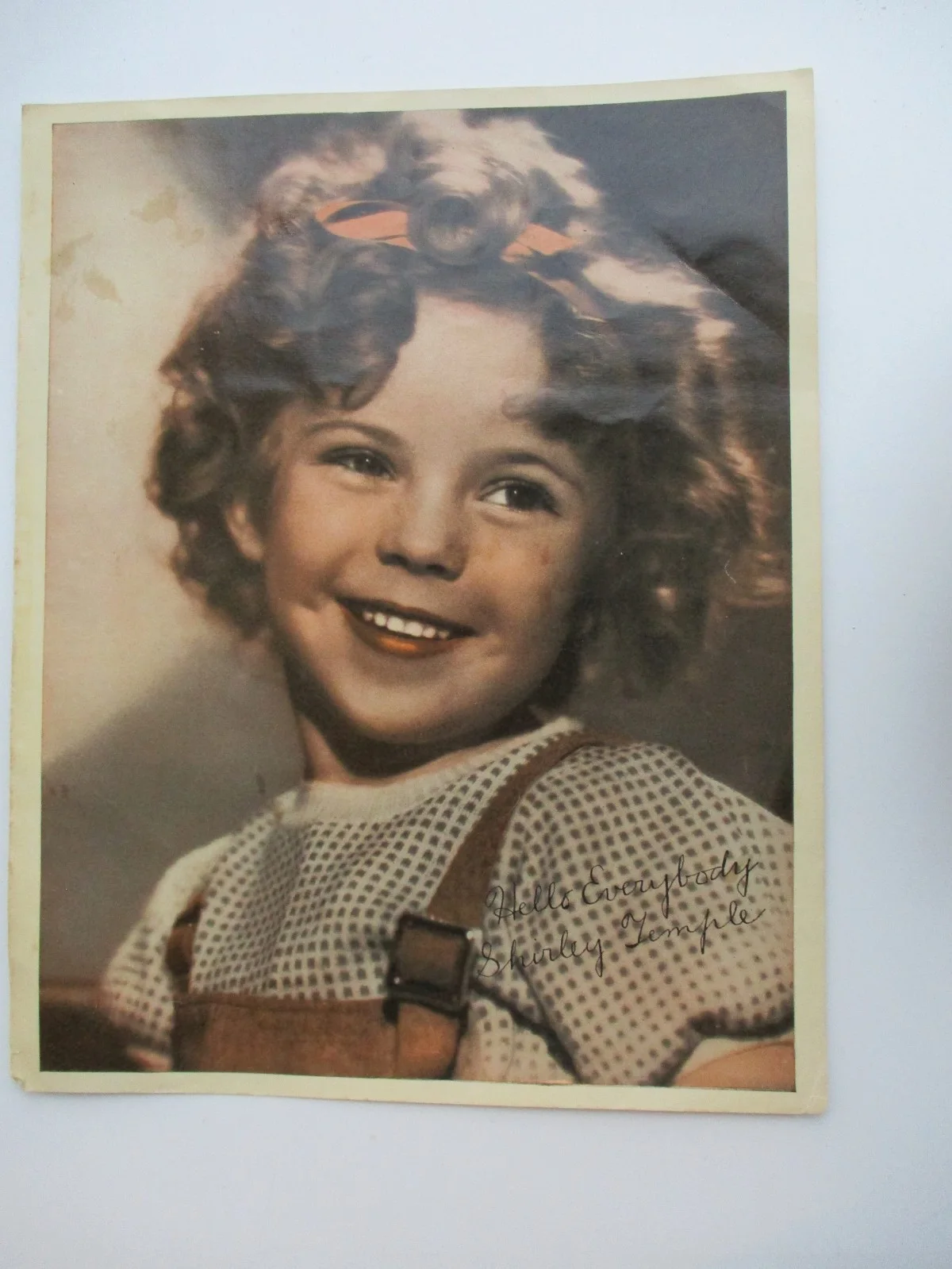 Shirley Temple — 2 Vintage Shirley Temple Photo's & 1 Collectable Book From 1934: All Original, изображение 2
