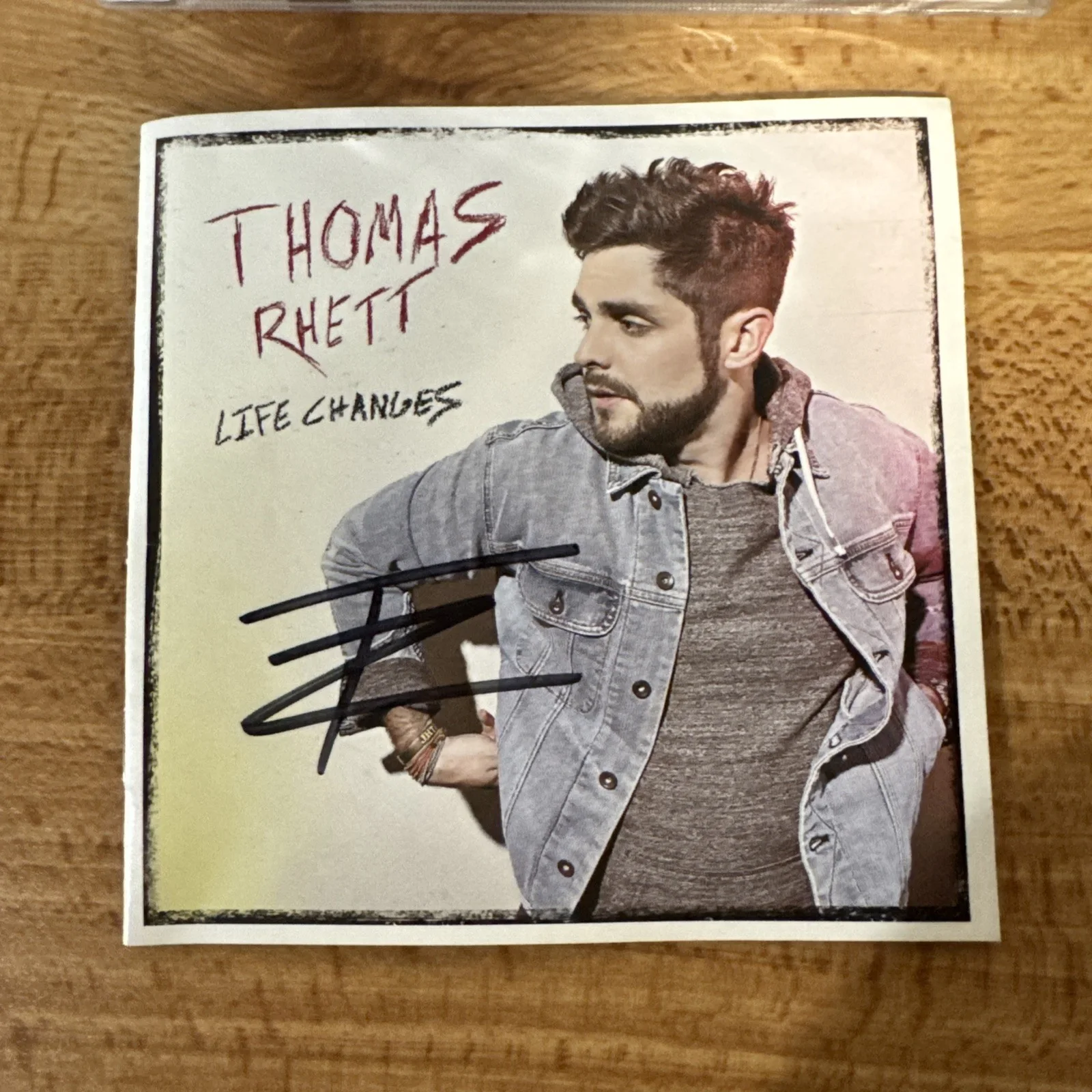 Thomas Rhett SIGNED/ AUTOGRAPHED “Life Changes” Album Flats Sealed CD, image 2