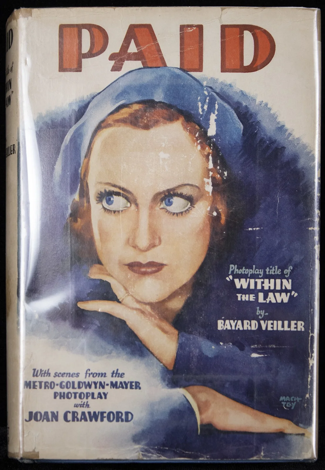 Joan Crawford, William Bakewell, Christina Crawford — PAID MOVIE CAST - INSCRIBED BOOK SIGNED WITH CO-SIGNERS