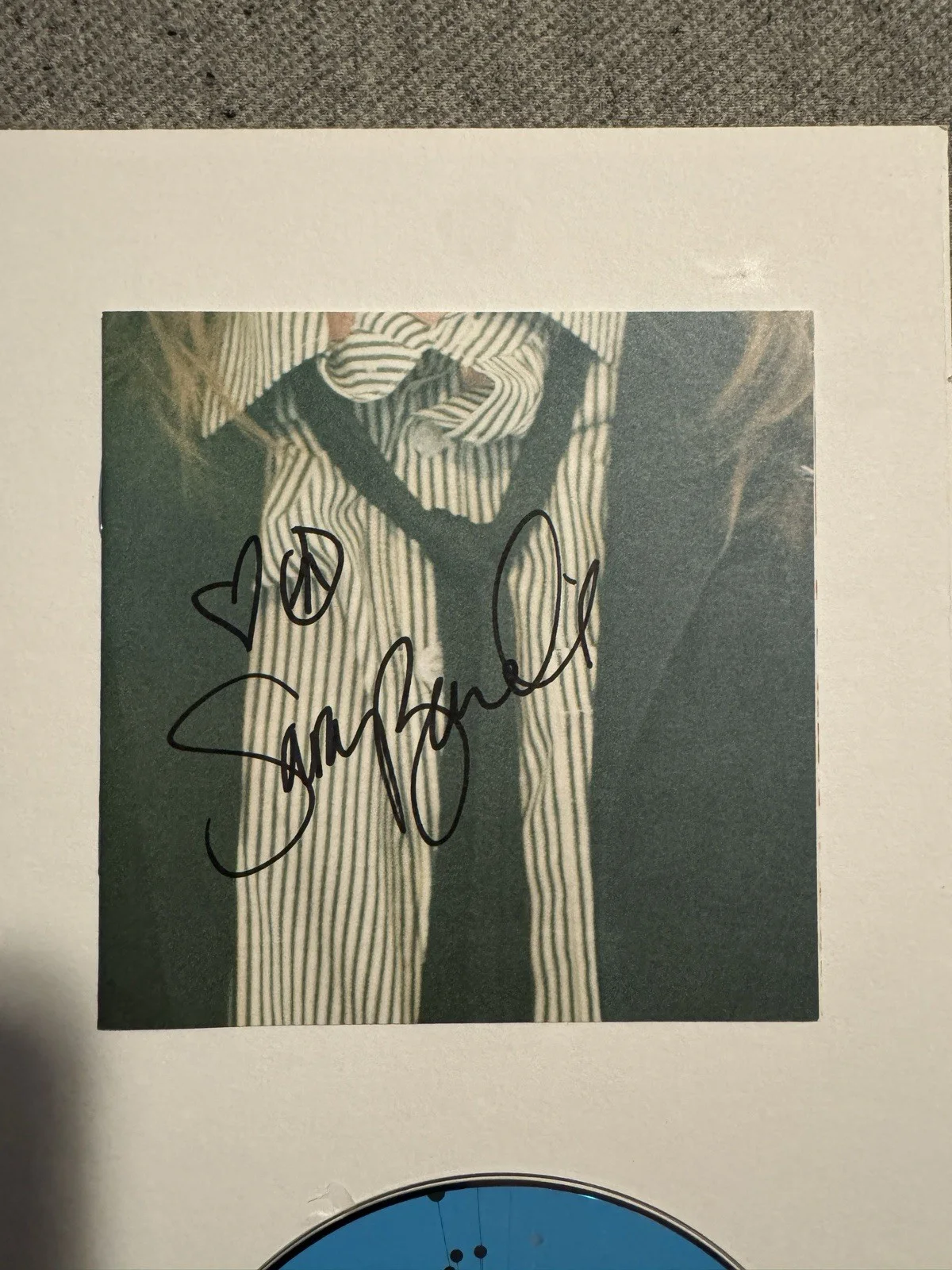 Sara Bareilles - Kaleidoscope Heart Signed CD Mounted Autograph, image 2