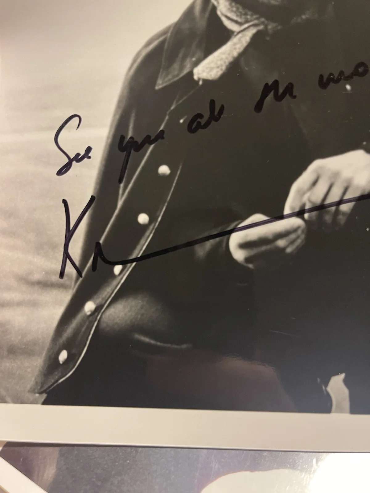 ORIGINAL KEVIN COSTNER PHOTOGRAPH SIGNED / AUTOGRAPH “DANCES WITH WOLVES”, image 3