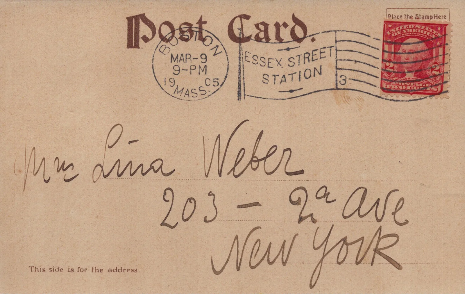 Enrico Caruso — ENRICO CARUSO - PICTURE POST CARD SIGNED CIRCA 1905, изображение 2