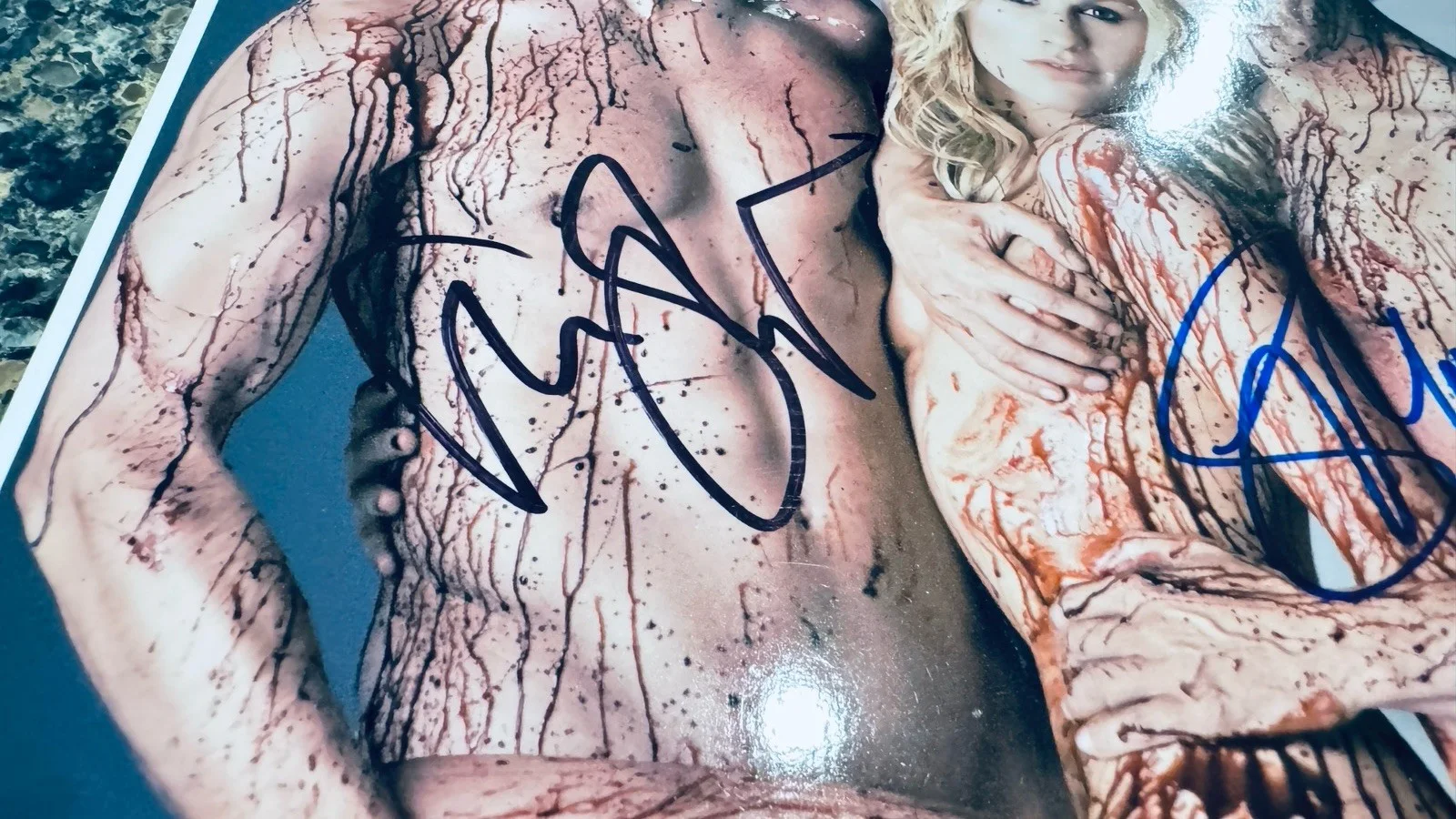 Anna Paquin Alexander Skarsgard Stephen Moyer - TRUE BLOOD - signed 8 x 10, image 3
