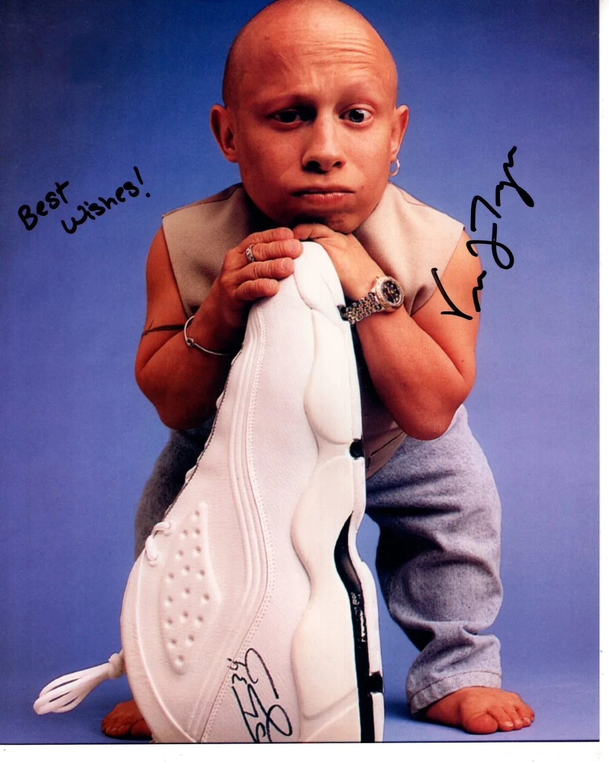 Vern Troyer — VERN TROYER signed autographed 8x10 photo