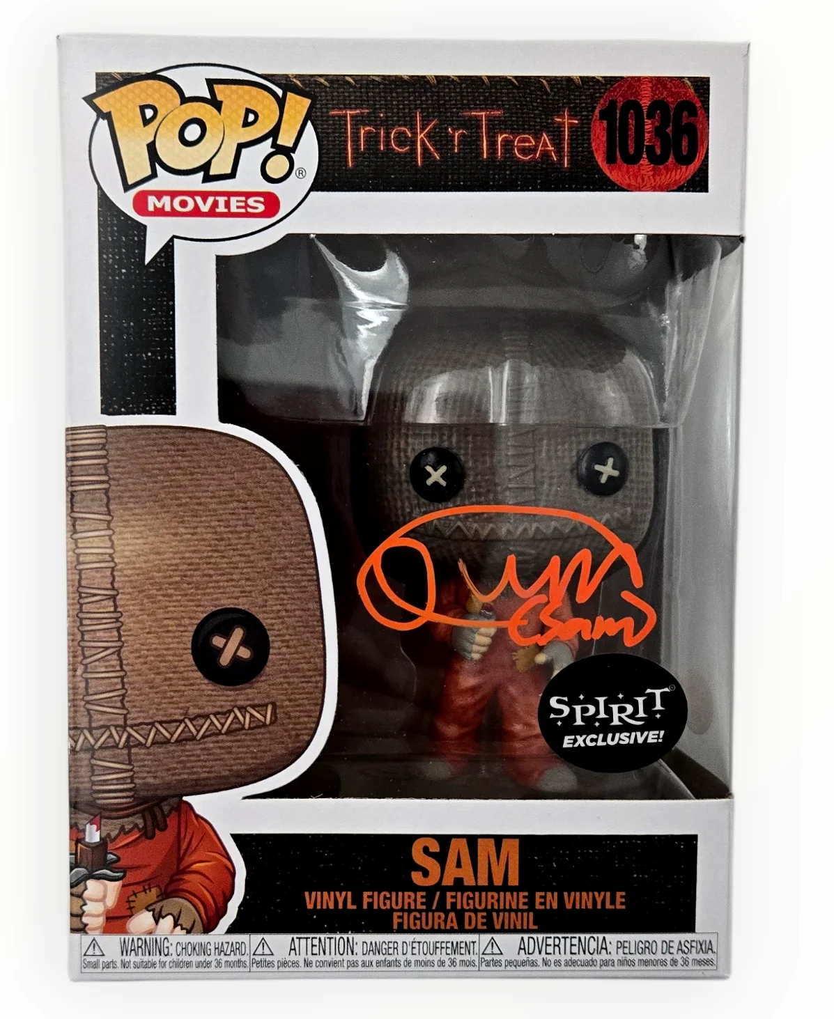 Quinn Lord — Quinn Lord Signed Funko Pop Sam Trick R Treat Horror Autograph JSA COA 1036