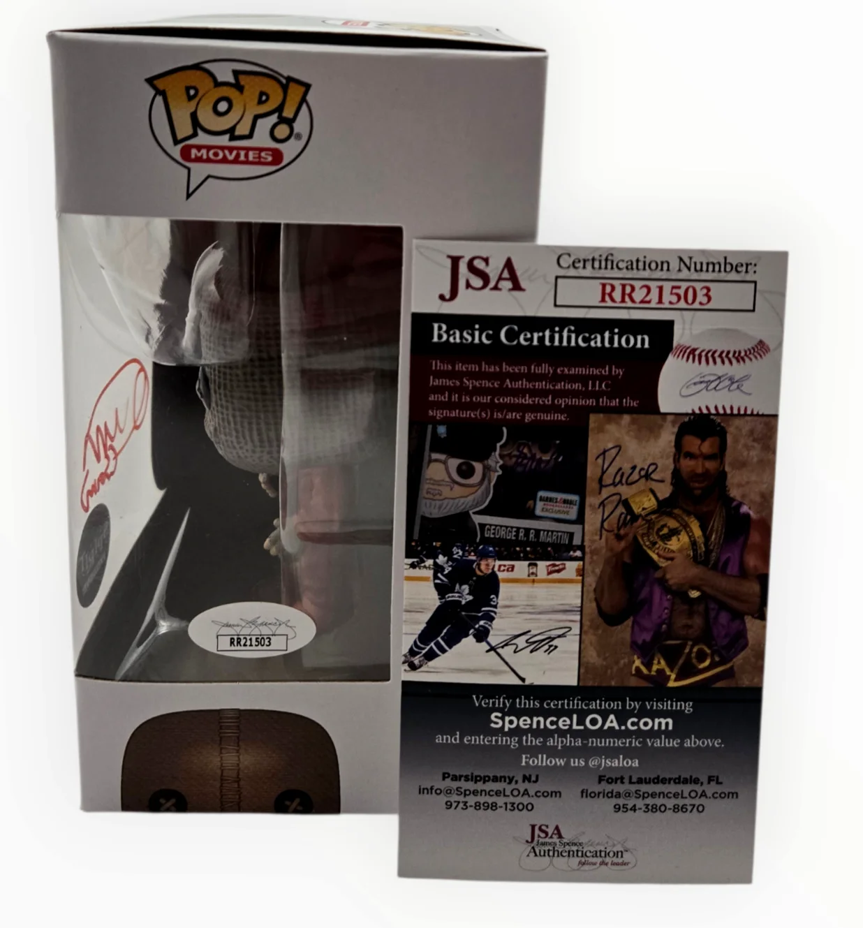 Quinn Lord — Quinn Lord Signed Funko Pop Sam Trick R Treat Horror Autograph JSA COA 1036, image 2