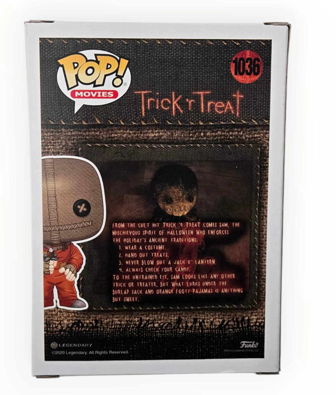 Quinn Lord — Quinn Lord Signed Funko Pop Sam Trick R Treat Horror Autograph JSA COA 1036, image 3