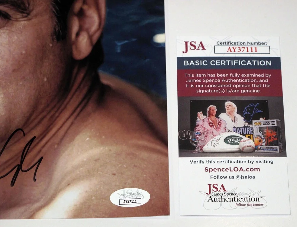 GEORGE CLOONEY — George Clooney signed Autographed 8x10 Photo SEXY b JAY KELLY Ocean's 11 JSA COA, изображение 3