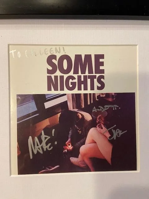 Fun JSA Signed Framed Autograph Some Nights CD Booklet, image 2