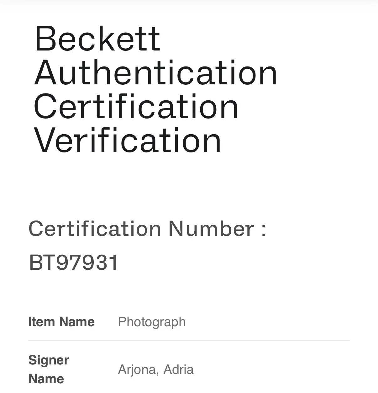 Andor — ADRIA ARJONA SIGNED AUTOGRAPH 12x18 STAR WARS ANDOR BECKETT COA BT97931, изображение 4