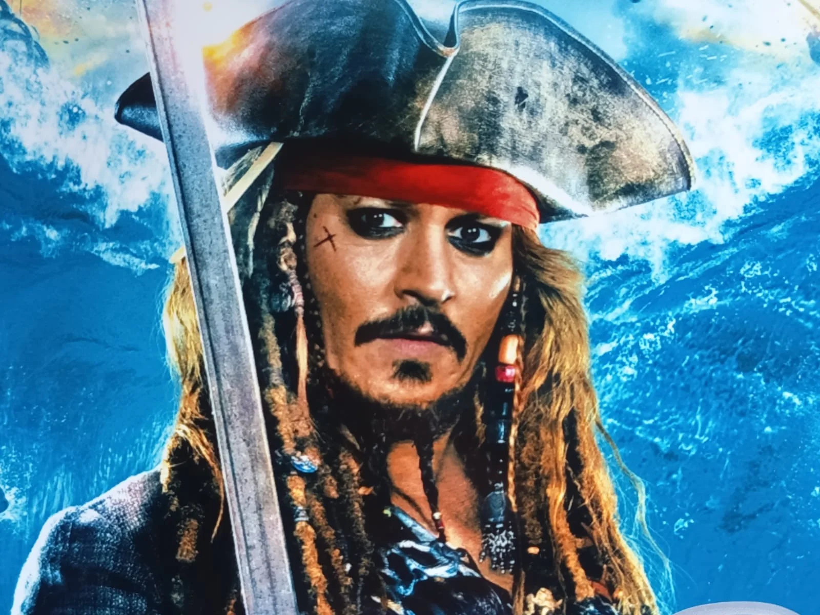Jhonny Deep — Jhonny Deep Hand Signed Photo - Pirates of the Caribbean + COA, изображение 5