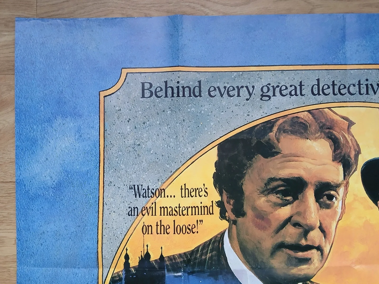 WITHOUT A CLUE (1988) original UK quad poster - Michael Caine, Ben Kingsley, image 2