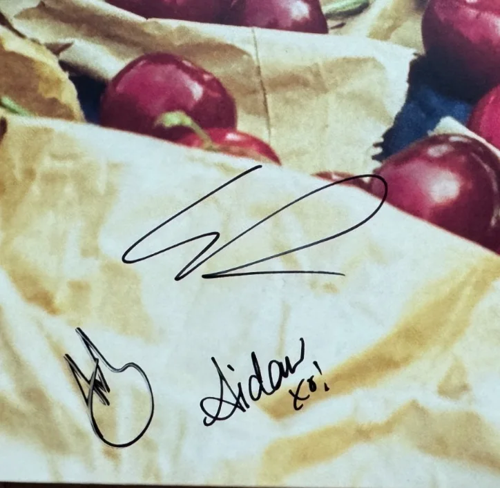 NATION OF LANGUAGE SIGNED DANCE CALLED MEMORY MARBLE VINYL AUTOGRAPH COA B, image 2