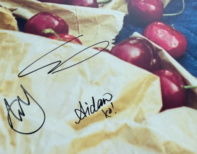 NATION OF LANGUAGE SIGNED DANCE CALLED MEMORY MARBLE VINYL AUTOGRAPH COA A, image 2