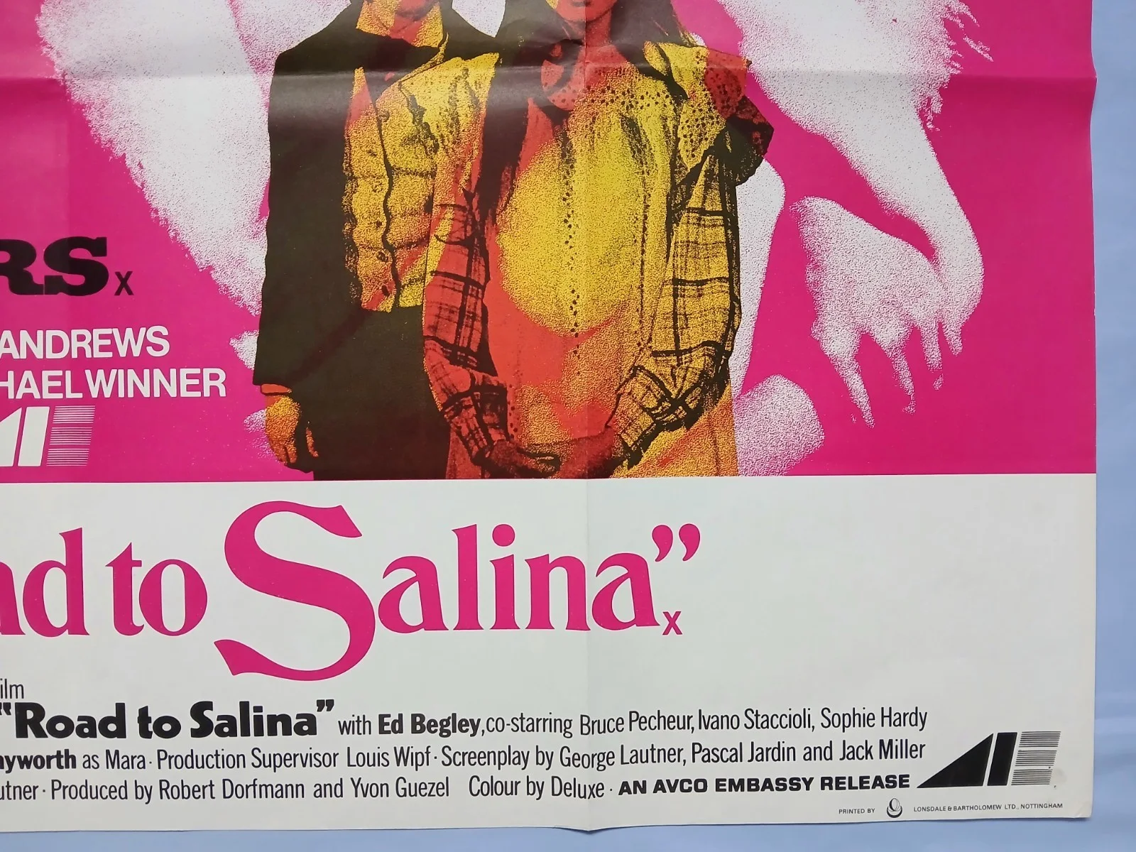 THE NIGHTCOMERS/ROAD TO SALINA (1971,70) original UK quad poster - Marlon Brando, изображение 5