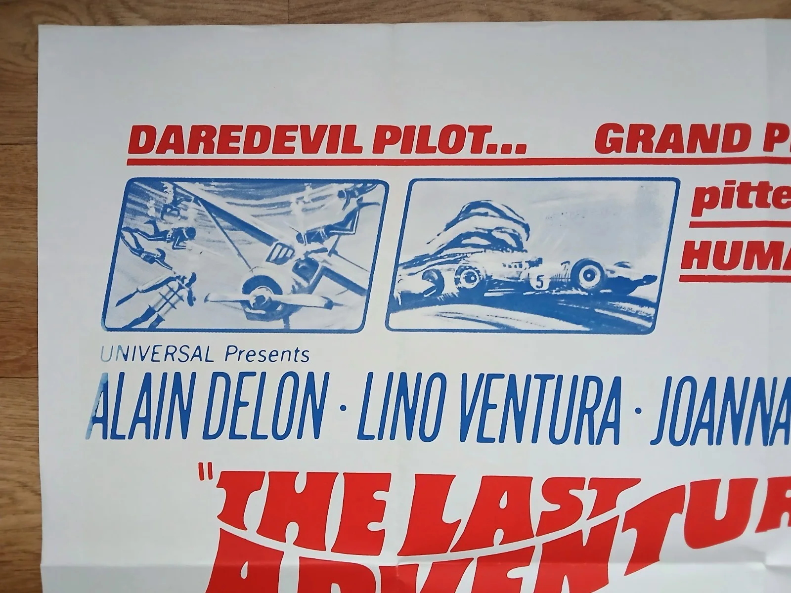 THE LAST ADVENTURE (1967) rare original UK quad poster - Alain Delon, изображение 2