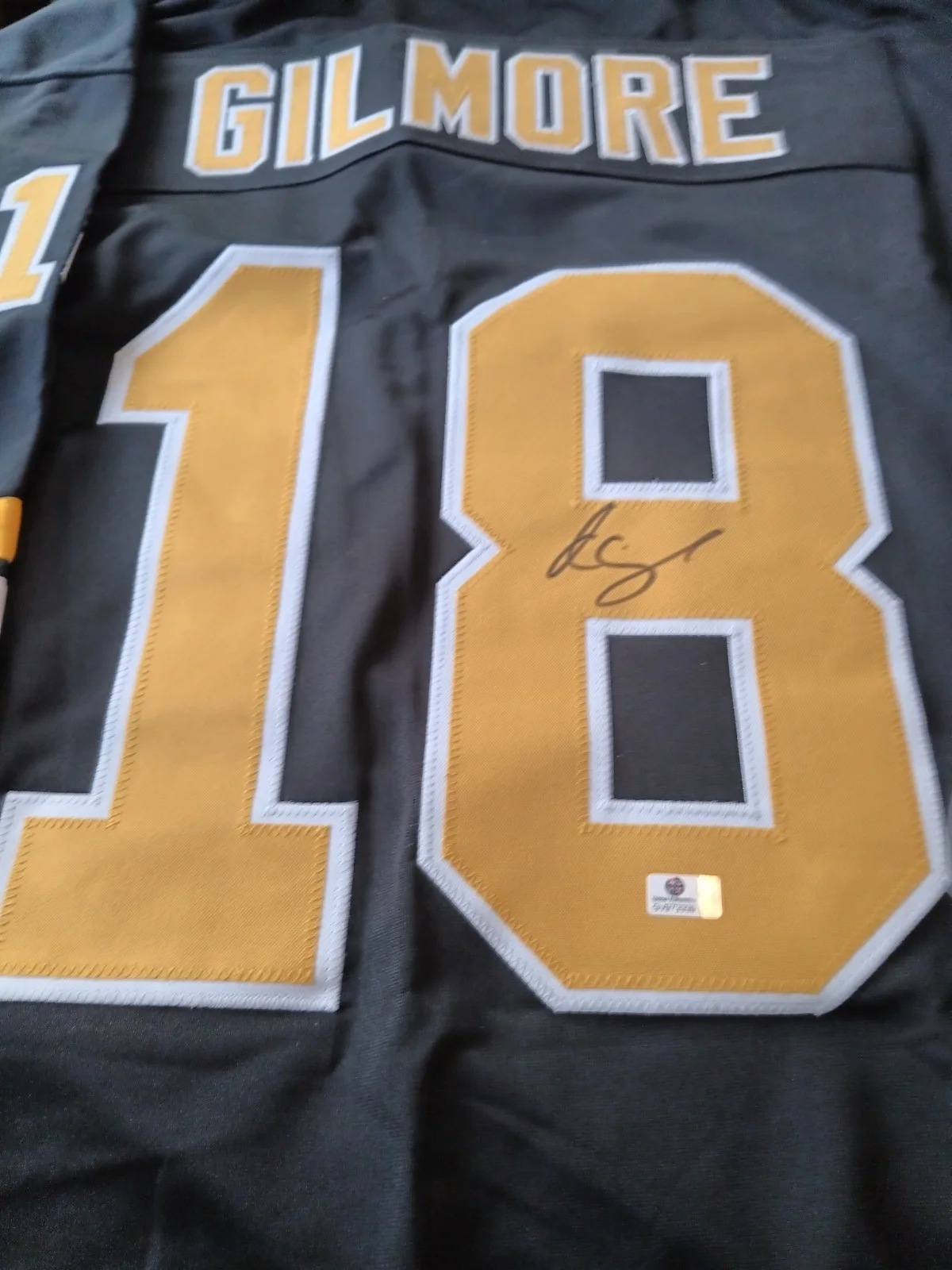 ADAM SANDLER signed autographed CUSTOM HAPPY GILMORE BRUINS jersey W/COA, изображение 2