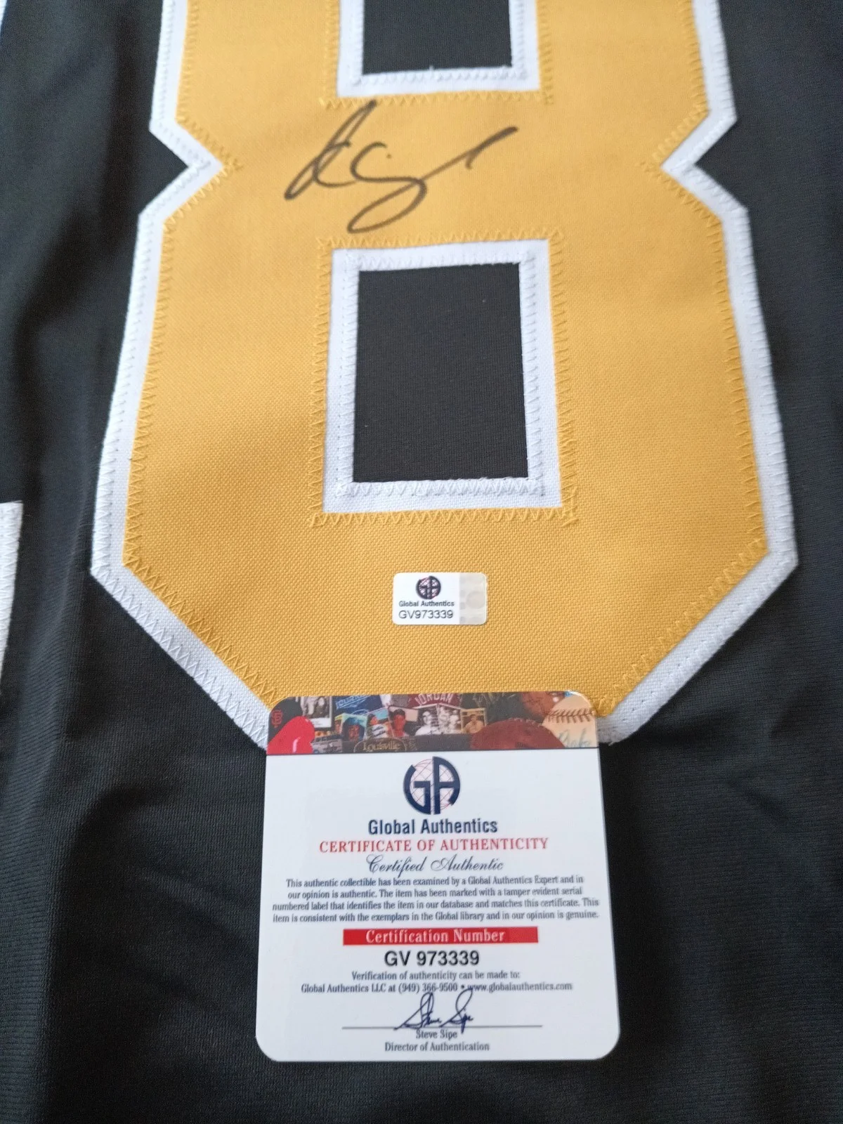 ADAM SANDLER signed autographed CUSTOM HAPPY GILMORE BRUINS jersey W/COA, изображение 3