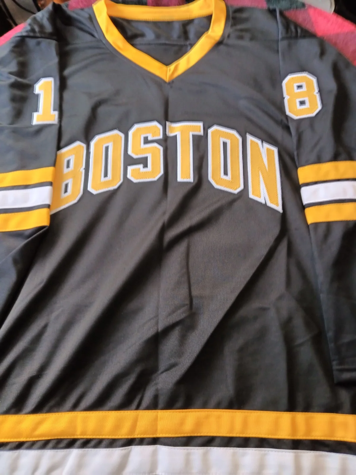 ADAM SANDLER signed autographed CUSTOM HAPPY GILMORE BRUINS jersey W/COA, изображение 4