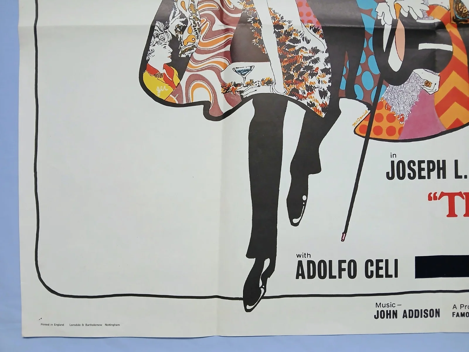 THE HONEY POT (1967) original UK quad poster - Rex Harrison, Susan Hayward, изображение 4